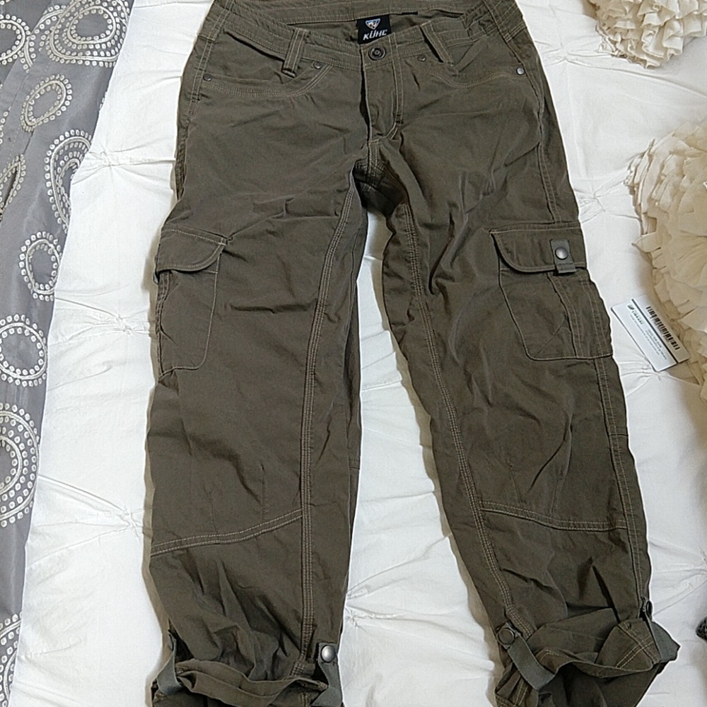 Kuhl Splash cargo pants khaki size 2